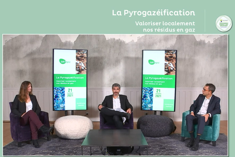 Pyrogasification conference organised on 21 October 2021 by GRTgaz