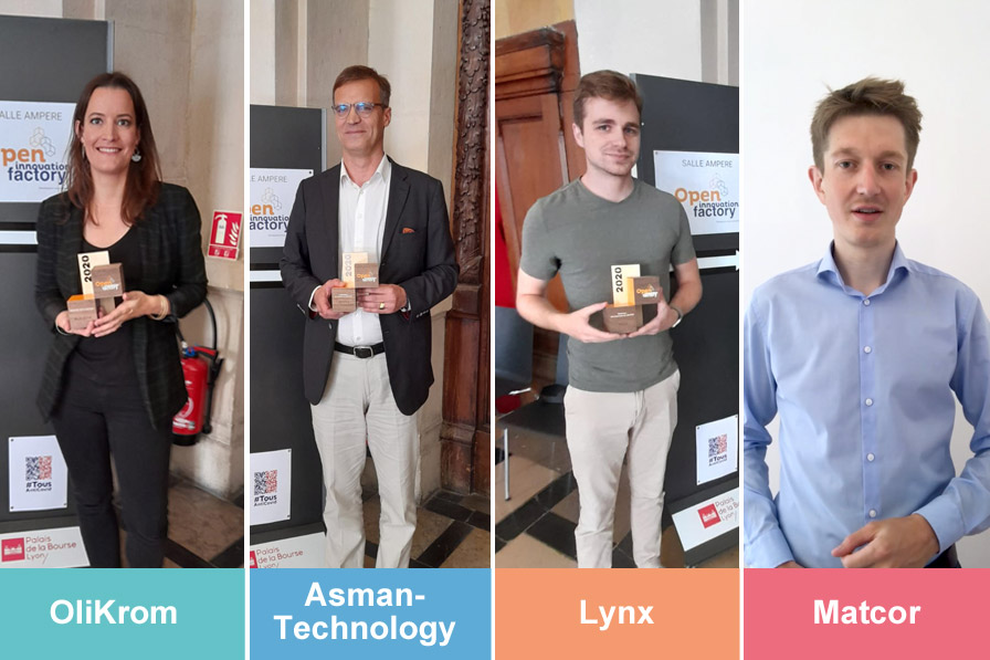 Portraits of the Open Innovation Factory winners