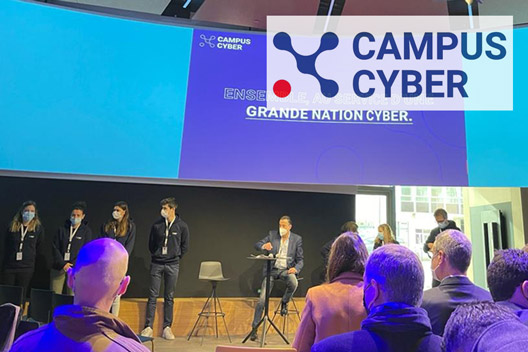 New French excellence and expertise hub for cybersecurity - campus cyber logo