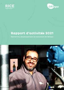 Rapport d’activités 2021 : Recherche, Développement & Innovation de GRTgaz