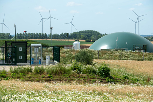 Mise en service de poste d'injection biométhane sur le site de Mézières-sur-Oise - photo : Jacques Rostand