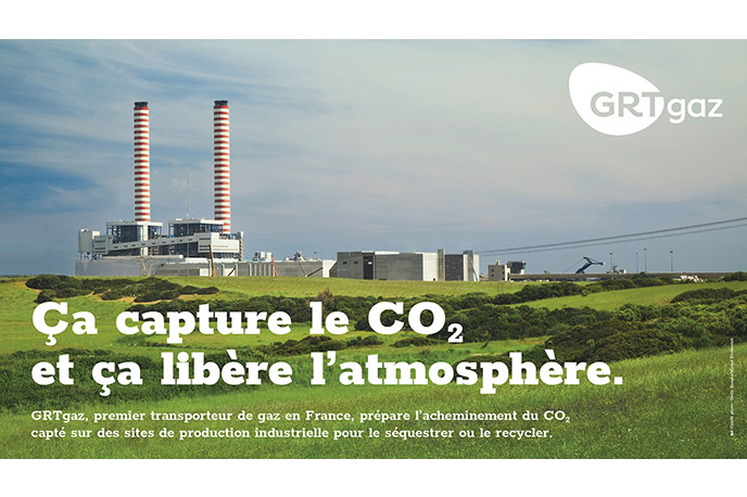Campagne de communication de GRTgaz - Indépendance gazière de la France : CO2