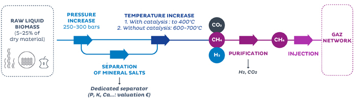 The hydrothermal gasification process