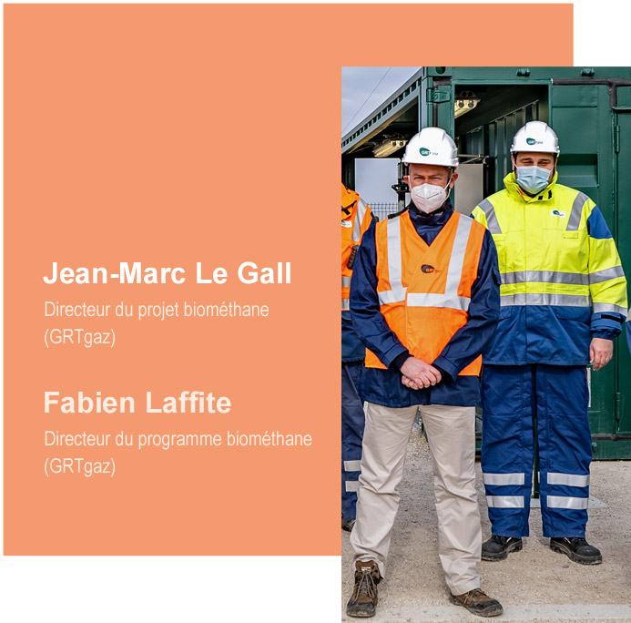 Portraits Jean-Marc Le Gall & Fabien Laffite (GRTgaz)