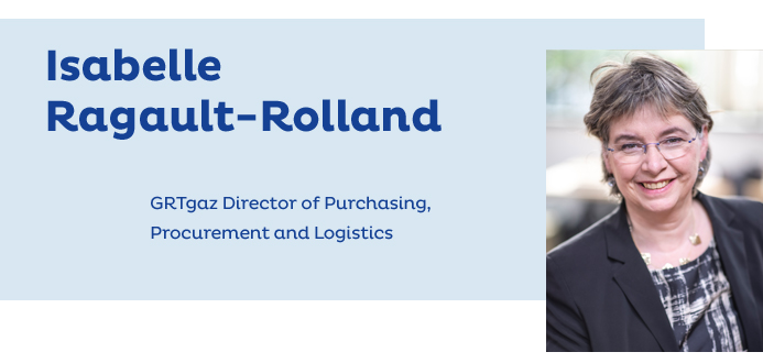 Portrait of Isabelle Ragault - Rolland is appointed GRTgaz Director of Purchasing, Procurement and Logistics