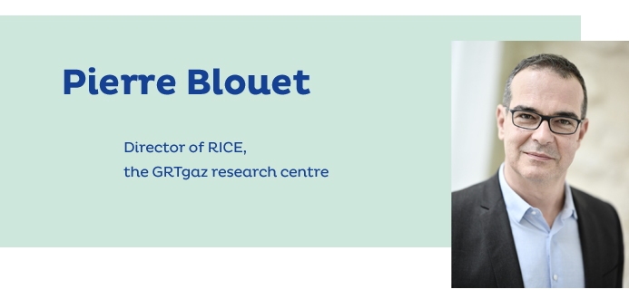 Portrait of Pierre Blouet, Director of RICE, the GRTgaz research centre
