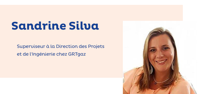 Portrait Sandrine Silva, superviseuse à la Direction des projets et de l'ingénierie (GRTgaz)