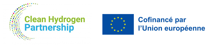 Logos Clean Hydrogen Partnership et logo Union européenne