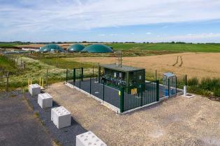 Mise en service de poste d'injection biométhane sur le site de Mézières-sur-Oise (photo : GRTgaz - Jacques Rostand)
